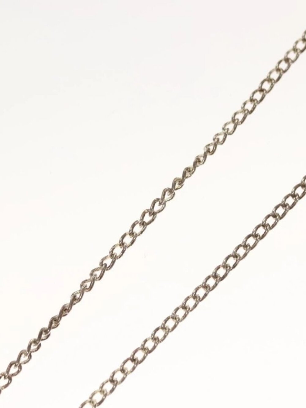 CHANEL Clover Necklace metal Silver CC - Picture 16 of 16